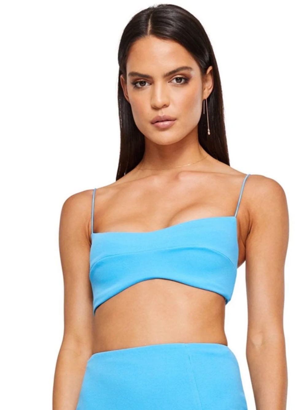 NWT Nookie Maia Crop Top in Blue / M